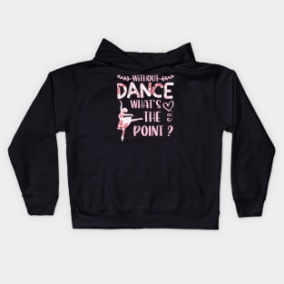 Special Occasion Matching ballerina for Pretty Youth Athletes cute flowers Kids Hoodie